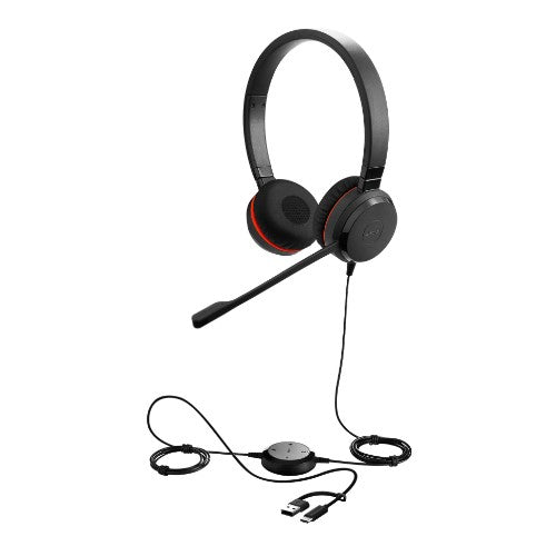 Jabra Evolve 30 II Headset Wired Head-band Office/Call center USB Type-C / USB Type-A Black