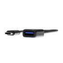 Rocstor Y10C147-B1 USB cable 5.91" (0.15 m) USB-C USB-A Black