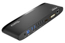 Plugable Technologies UD-3900H laptop dock/port replicator Docking USB 3.2 Gen 1 (3.1 Gen 1) Type-A Black