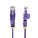 StarTech.com N6PAT9INPLS networking cable Purple 7.87" (0.2 m) Cat6 U/UTP (UTP)