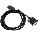 4XEM 4XDPVGA3FT video cable adapter 35.4" (0.9 m) DisplayPort VGA (D-Sub) Black