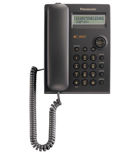 Panasonic KX-TSC11B Corded Telephone, Black DECT telephone Caller ID