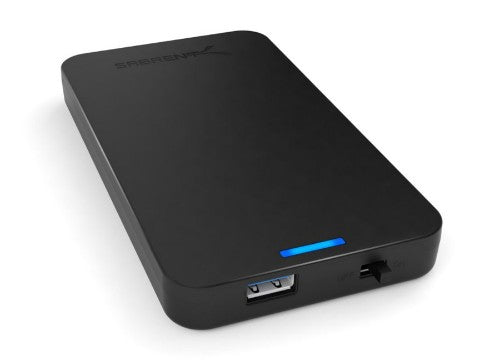 Sabrent EC-UASP storage drive enclosure HDD/SSD enclosure Black 2.5"