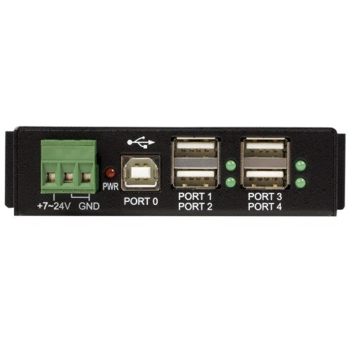 StarTech.com ST4200USBM interface hub USB 2.0 Type-B 480 Mbit/s Black