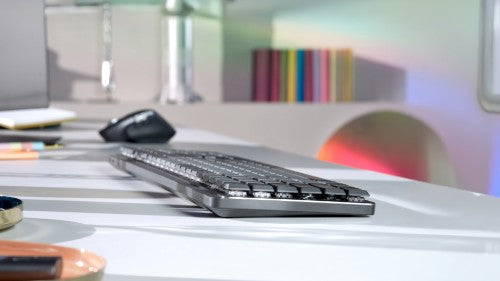 Logitech 920-010548 keyboard Office RF Wireless + Bluetooth QWERTY English Graphite