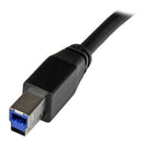 StarTech.com USB3SAB5M USB cable USB 3.2 Gen 1 (3.1 Gen 1) 196.9" (5 m) USB A USB B Black