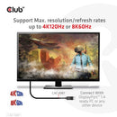 CLUB3D CAC-1087 video cable adapter 118.1" (3 m) DisplayPort HDMI Black