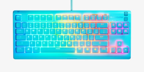 Steelseries Apex 3 TKL - US keyboard Gaming USB QWERTY US English Aqua color