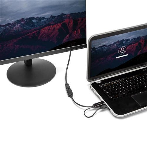 StarTech.com HD2DP video cable adapter Black