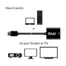 CLUB3D CAC-2013 video cable adapter 8.98" (0.228 m) Displayport VGA Black