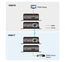 ATEN VE801T AV extender AV transmitter Black