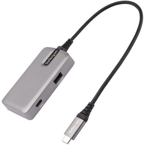 StarTech.com DKT31CHPD3 laptop dock/port replicator Wired USB 3.2 Gen 2 (3.1 Gen 2) Type-C Gray