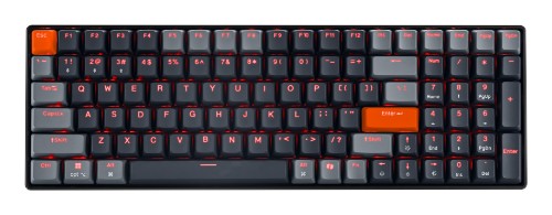 Adesso EasyTouch 1200 keyboard Home/Office USB + RF Wireless + Bluetooth QWERTY US English Black, Gray