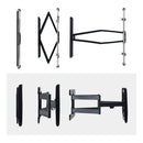 StarTech.com 65SAP2-TV-WALL-MOUNT TV mount/stand 65" Black, Silver