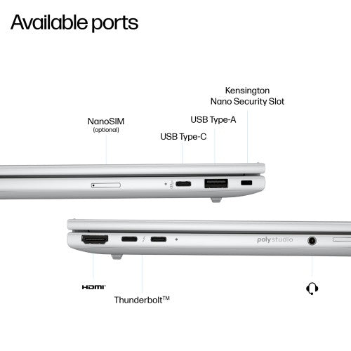 HP EliteBook 8 G1i 14 inch Notebook Next Gen AI PC Wolf Pro Security Edition Intel Core Ultra 5 236V 14" WUXGA