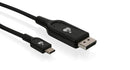 iogear G2LU3CDP12 video cable adapter 78.7" (2 m) USB Type-C DisplayPort Black