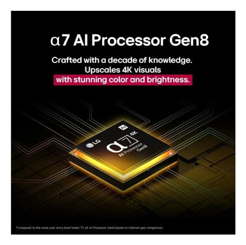 LG QNED 43UA7700PUB TV 43" 4K Ultra HD Smart TV Wi-Fi Black