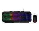 MSI FORGE GK100 COMBO US keyboard Mouse included Gaming USB QWERTY US English Black