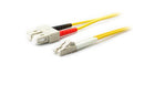 AddOn Networks 3m SC/LC SMF InfiniBand/fibre optic cable 118.1" (3 m) Yellow