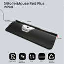 Contour Design RollerMouse Red Plus mouse Office USB Type-C Rollerbar 2800 DPI