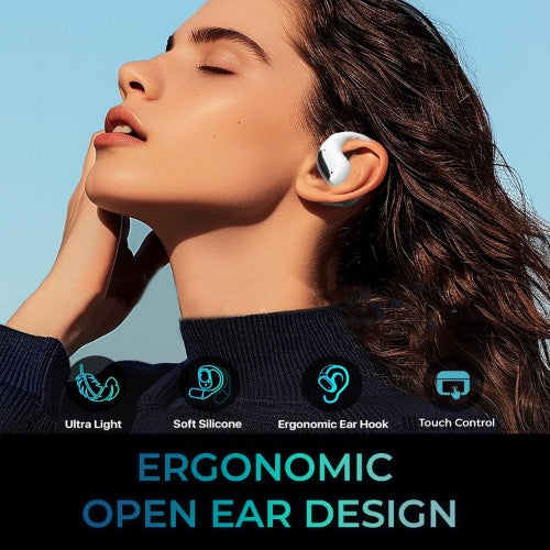 Adesso Xtream T6 Headset Wireless Ear-hook Calls/Music USB Type-C Bluetooth White