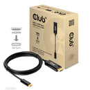 CLUB3D CAC-1334 video cable adapter 70.9" (1.8 m) HDMI Type A (Standard) USB Type-C Black