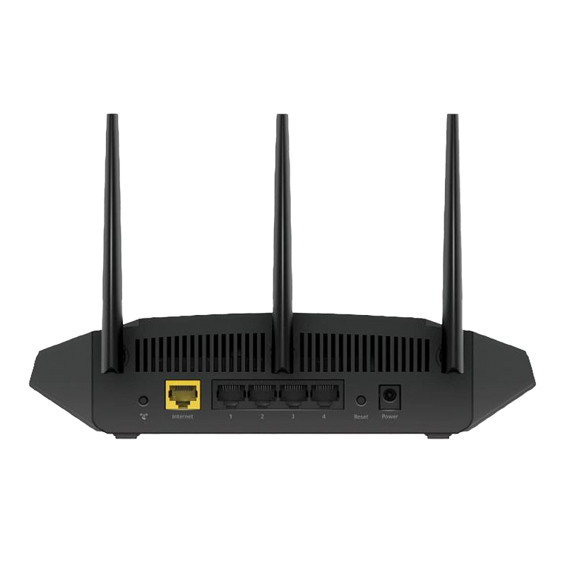 NETGEAR R6700AX WiFi 6 Router - AX1800, 1.8 Gbps, 1,500 sq. ft., 20 Devices
