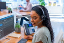 HP Poly Edge E450 IP Phone and PoE-enabled with Power Supply