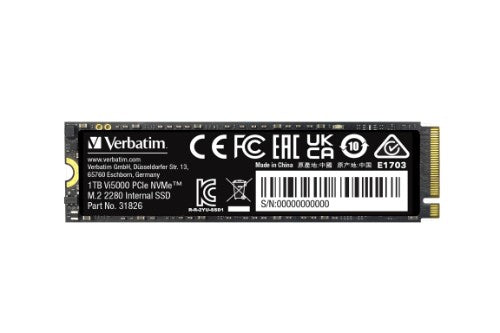 Verbatim Vi5000 1 TB M.2 PCI Express 4.0 NVMe 3D NAND