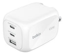 Belkin WCH016DQWH mobile device charger Universal White AC Fast charging Indoor