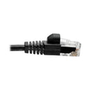Tripp Lite N261-S02-BK networking cable Black 23.6" (0.6 m) Cat6a U/UTP (UTP)