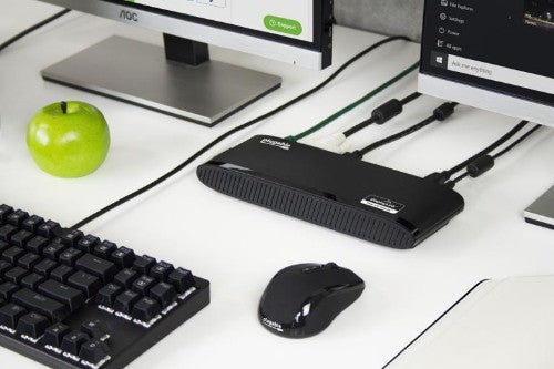 Plugable Technologies UD-3900H laptop dock/port replicator Docking USB 3.2 Gen 1 (3.1 Gen 1) Type-A Black