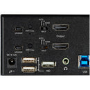 StarTech.com SV231DHU34K6 KVM switch Black