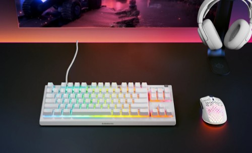 Steelseries APEX PRO TKL GEN 3 keyboard Gaming USB US English White