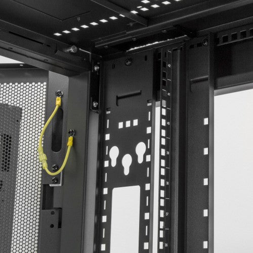 StarTech.com RK4242BK24 rack cabinet 42U Freestanding rack Black