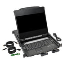 Tripp Lite B030-008-17-IP KVM switch Rack mounting Black