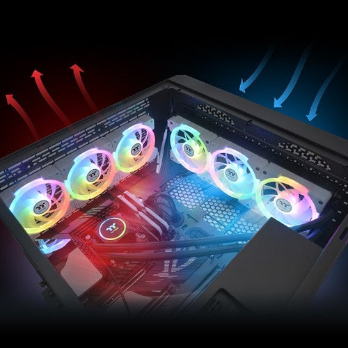 Thermaltake SWAFAN EX12 ARGB Computer case Air cooler 4.72" (12 cm) White 3 pc(s)