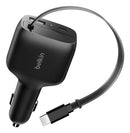Belkin CCC001FQBK mobile device charger Universal Black Cigar lighter Fast charging Auto