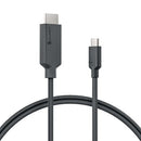 ALOGIC EL2UCHD-01 video cable adapter 39.4" (1 m) USB Type-C HDMI Black