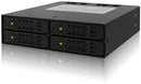Icy Dock MB994SP-4S drive bay panel Black