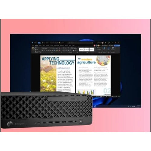 HP EliteDesk 8 SFF G1i Desktop AI PC Wolf Pro Security Edition Intel Core Ultra 7 265 16 GB DDR5-SDRAM