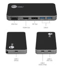 Siig JU-DK0D11-S1 laptop dock/port replicator USB 3.2 Gen 1 (3.1 Gen 1) Type-C Black, Gray