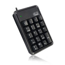Adesso AKB-600HB numeric keypad Universal USB Black