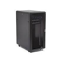StarTech.com RK2536BKF rack cabinet 25U Freestanding rack Black