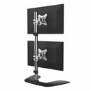 StarTech.com ARMDUOVS monitor mount / stand 27" Desk Black, Silver