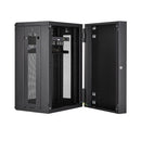 StarTech.com RK1820WALHM rack cabinet 18U Wall mounted rack Black