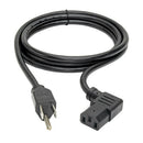 Tripp Lite P006-006-13RA power cable Black 72" (1.83 m) NEMA 5-15P C13 coupler