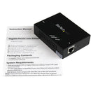 StarTech.com POEEXT1GAT network extender Network repeater Black