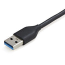 StarTech.com HB30AM4AB interface hub USB 3.2 Gen 1 (3.1 Gen 1) Type-A 5000 Mbit/s Black, Gray