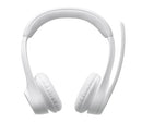 Logitech 981-001416 headphones/headset Wireless Head-band Office/Call center Bluetooth White